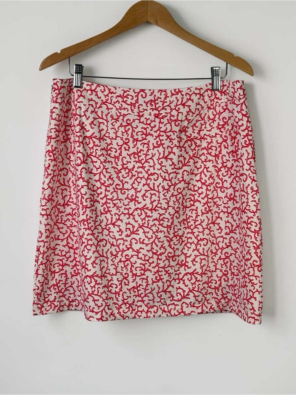 NWT Fairway & Greene Ellen Coral Printed Golf Skort Skirt Size 14 Athleisure - Picture 3 of 9
